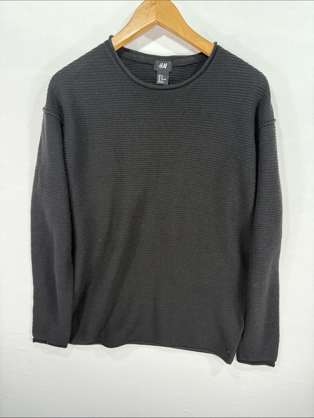 H&M Men's Ribbed Crewneck Sweater